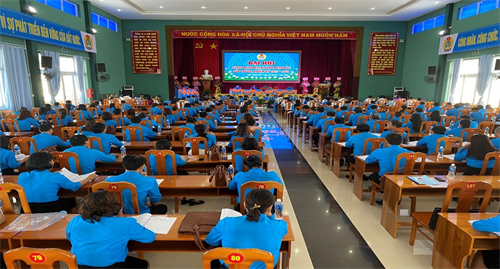 LĐLĐ Hàm Thuận Bắc tổ chức thành công Đại hội Công đoàn lần thứ IX, nhiệm kỳ 2023-2028